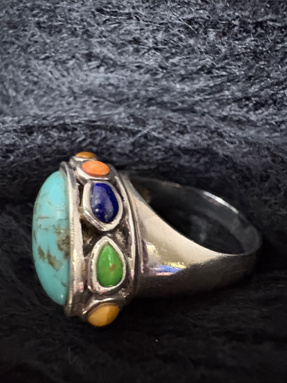 Vintage Barse Southwest Inspired Turquoise Ring